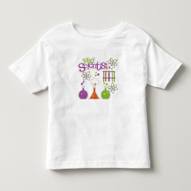 Wütendes Wissenschaftler-Kleinkind Kleinkind T-shirt (Vorderseite)