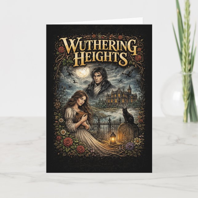 Wuthering Heights Feiertagskarte (Vorderseite)