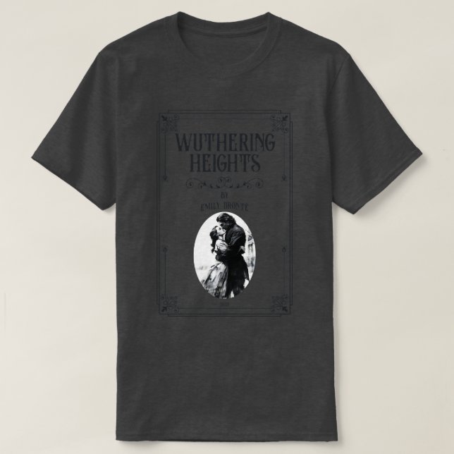 Wuthering Heights Heathcliff Buchhandlung Bronte S T-Shirt (Design vorne)