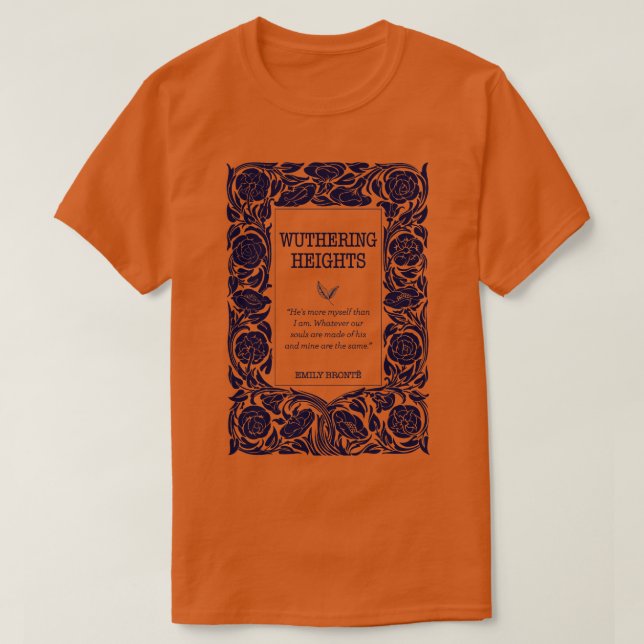 Wuthering Heights Heathcliff Buchhandlung Bronte S T-Shirt (Design vorne)