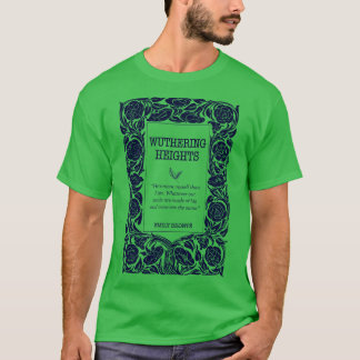 Wuthering Heights Heathcliff Buchhandlung Bronte S T-Shirt
