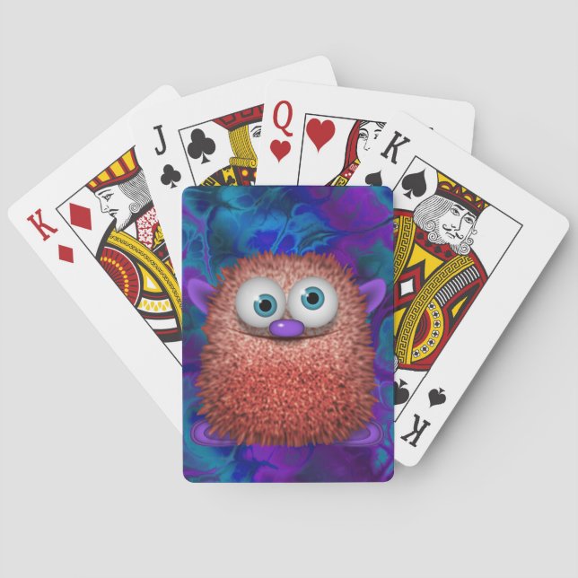 Wuzzy Hintern Funny Children's Playing Card Deck Spielkarten (Rückseite)