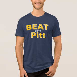 WV Schlägt Pitt T-Shirt für Männer Tri-Blend Shirt