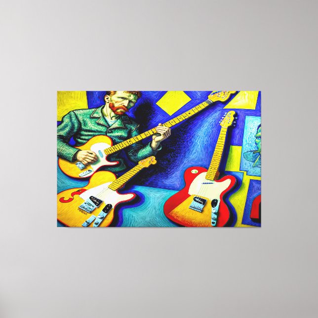 WVG, Abstrakte Van Gogh Art Leinwanddruck (Vorderseite)