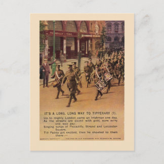 WW1 Tipperary Postkarte