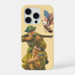 WW1 US-Doughboy-Plakat Kunst iPhone 15 Pro Hülle