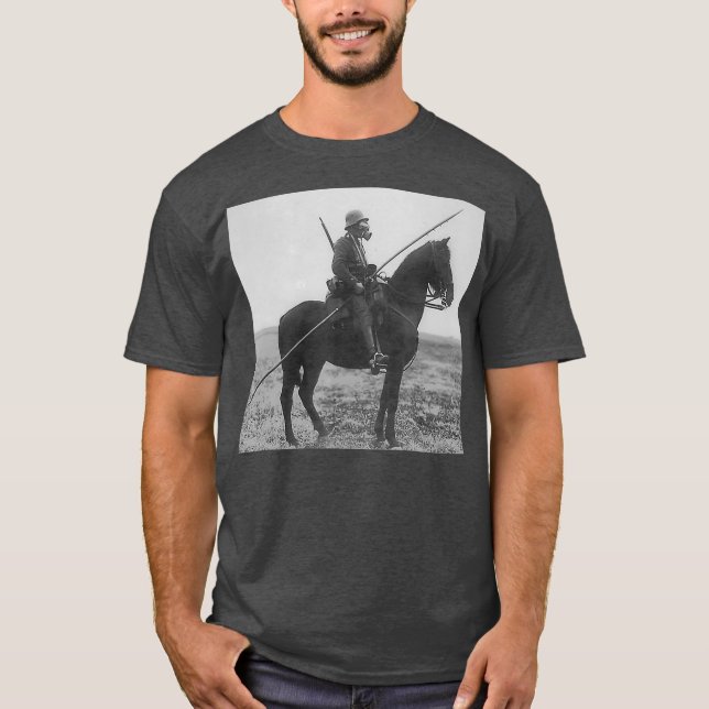 WW1 Vintage Festkörpergasmaske T-Shirt (Vorderseite)