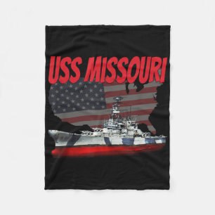 Ww2&Kalter Krieg Veteran Battleship Uss Missou Fleecedecke