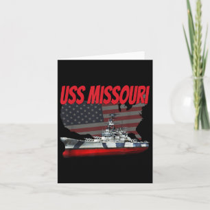 Ww2&amp;Kalter Krieg Veteran Battleship Uss Missou Karte