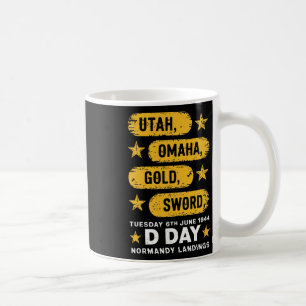 Ww2 D Day Beaches Weltkrieg 2 Army Hero Normandie  Kaffeetasse
