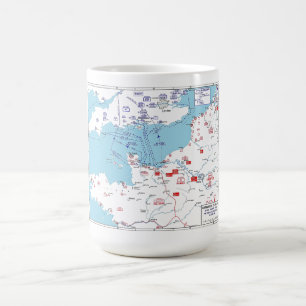 WW2 D-Day Frankreich Kaffeetasse