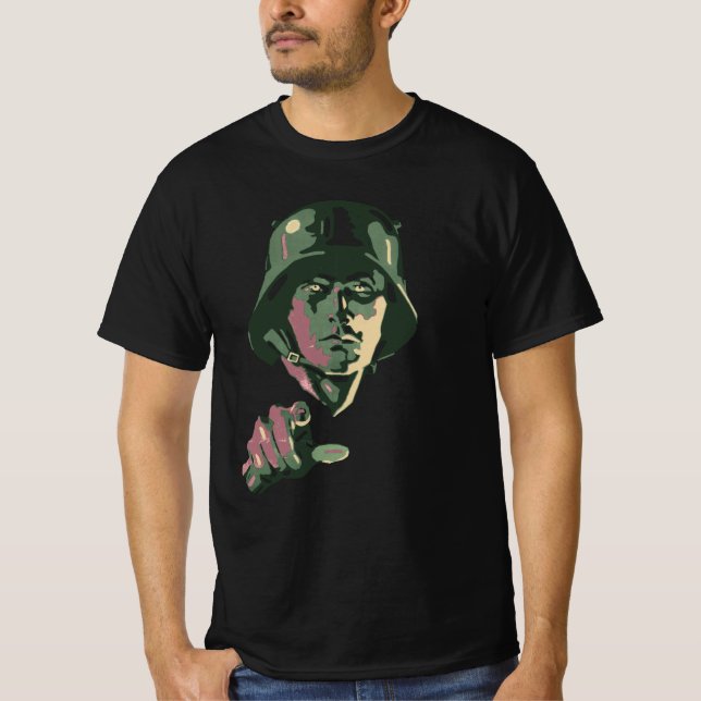 WW2 German Soldier T-Shirt (Vorderseite)