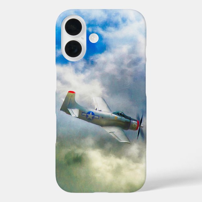 WW2 LUFTKRAFTFAHRZEUGE iPhone 16 HÜLLE (Rückseite)