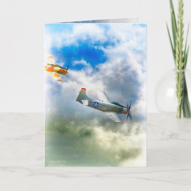 WW2 LUFTKRAFTFAHRZEUGE KARTE (Vorderseite)