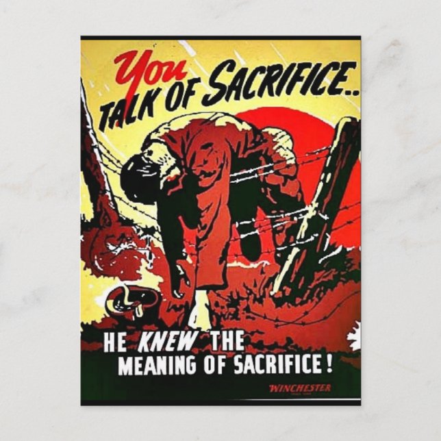 WW2-Opfer Postkarte (Vorderseite)