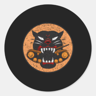 Ww2 Panzerzerstörerdivision Panther Wwii Patch Dis Runder Aufkleber
