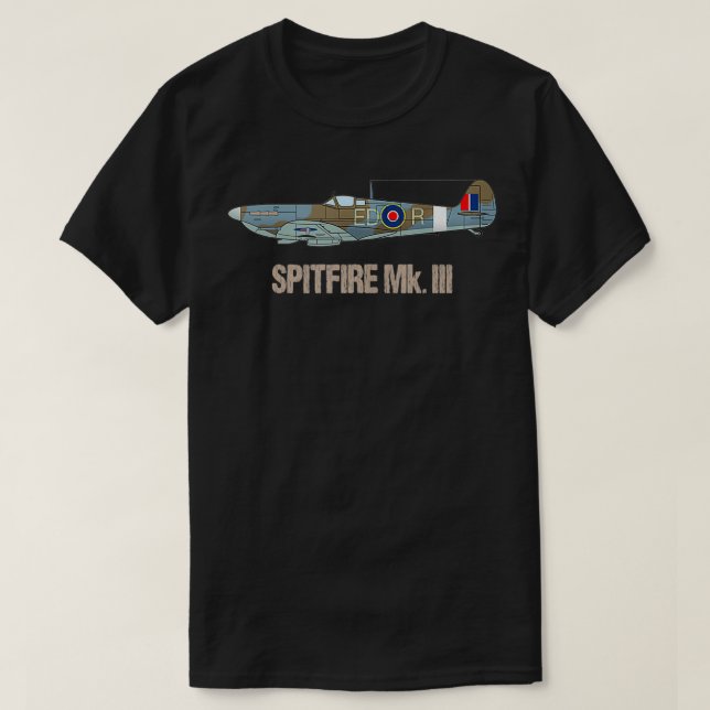 WW2 Spitfire Fighter Flugzeug Warbird Tank Top (Design vorne)