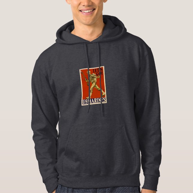 WW2 USMC 3 HOODIE (Vorderseite)