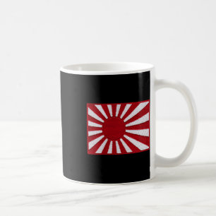 WW2 War Flag Japan Flag Kiste Retro Vintager Patch Kaffeetasse