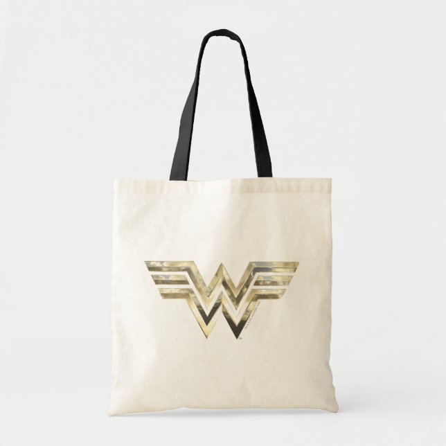 WW84 | Golden Wonder Woman Logo Tragetasche (Vorne)