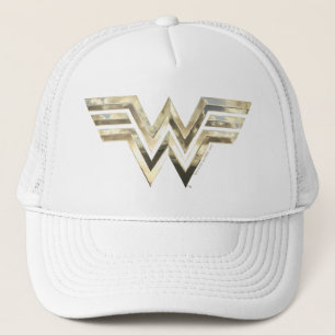 WW84  Golden Wonder Woman Logo Truckerkappe