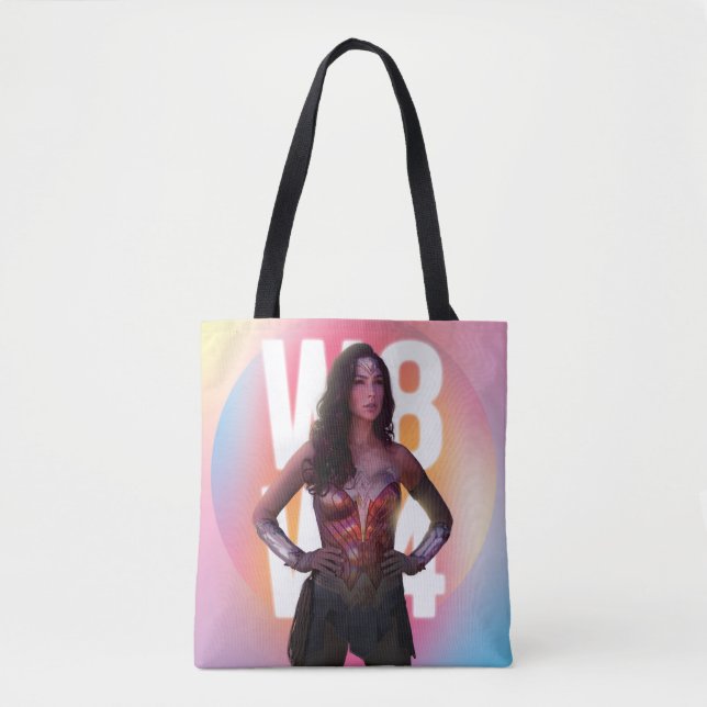 WW84 | Lo Fi Pastel Rainbow Wonder Woman Foto Tasche (Vorderseite)