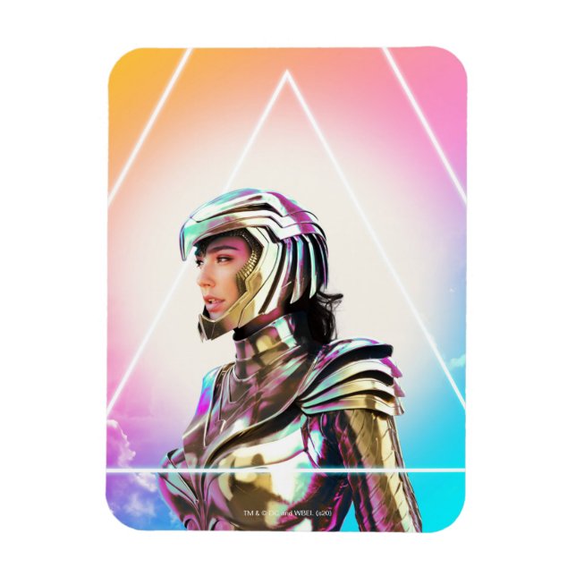 WW84 | Lo Fi Wonder Woman Golden Armor Portrait Magnet (Vertikal)