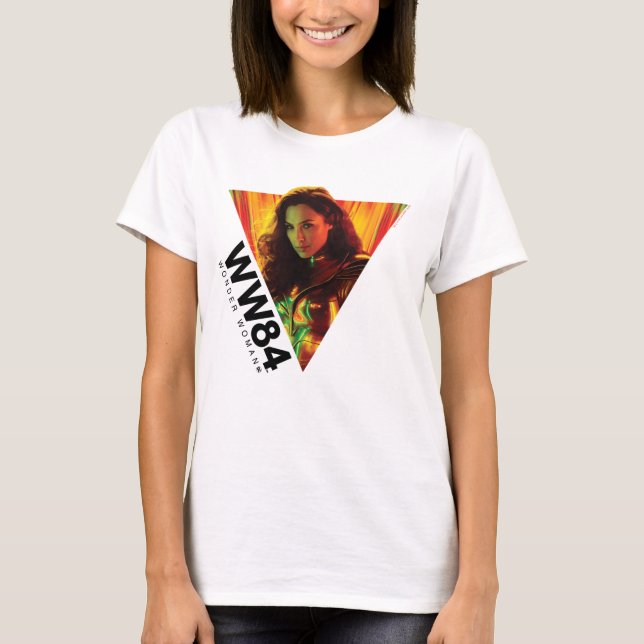 WW84 | Red-Orange Wonder Woman Kaleidoscope T-Shirt (Vorderseite)