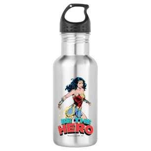 WW84 Seien Sie eine Wunderin, die ein Retro-Comi Edelstahlflasche