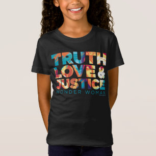 WW84 Truth Liebe & Justice Wonder Woman Cutout T-Shirt