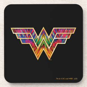 WW84  Woman Kaleidoskop Logo Getränkeuntersetzer