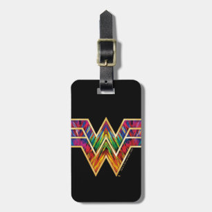 WW84   Wonder Woman Kaleidoscope Logo Gepäckanhänger