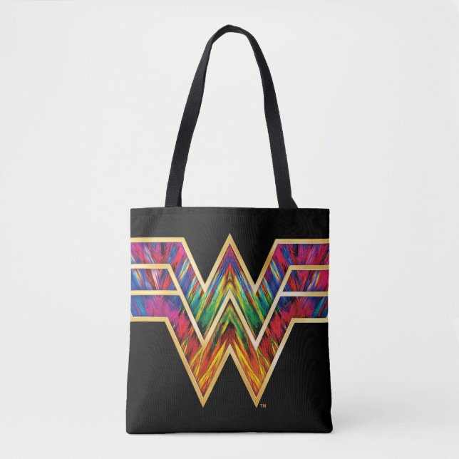WW84 | Wonder Woman Kaleidoscope Logo Tasche (Vorderseite)
