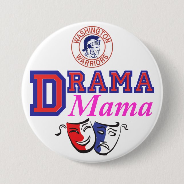 WW Drama-Mutter Button (Vorderseite)