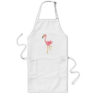 WW-, lustiger Flamingo-ursprünglicher Lange Schürze