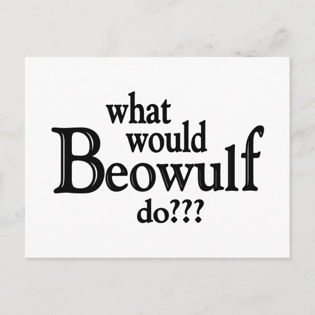 WWBD - Beowulf Postkarte (Vorderseite)