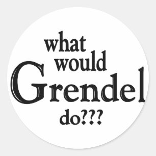 WWGD - Grendel Runder Aufkleber