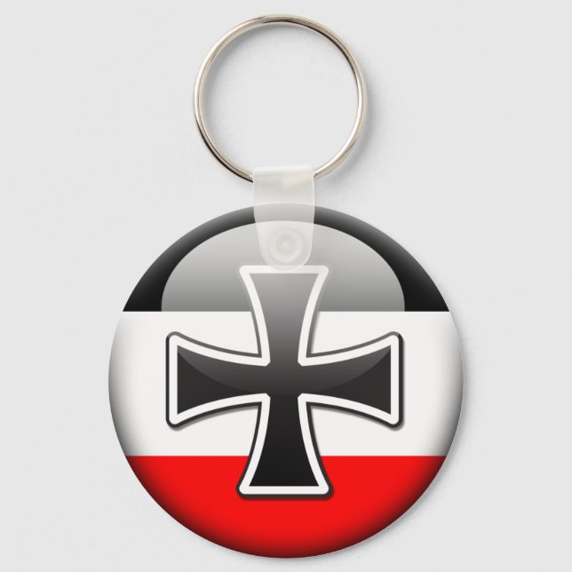 WWI der deutschen Flagge Schlüsselanhänger (Vorderseite)