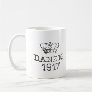 WWI deutsche Gewehr 98 Gewehr Beschusszeichen "Dan Kaffeetasse