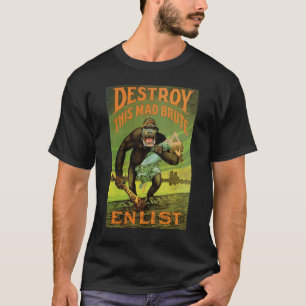WWI Einberufungs-Anzeigen-T - Shirt