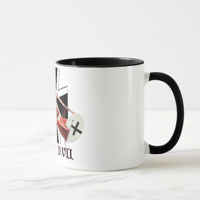 WWI ERNST UDET FOKKER D. VII MUG TASSE (Rechts)