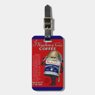 WWI Sofortige Kaffeewerbung Gepäckanhänger