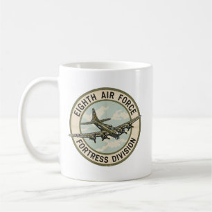 WWII B-17 Eighth Air Force Festungsdivision Kaffeetasse