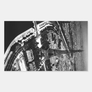 WWII Befreites Paris Rechteckiger Aufkleber