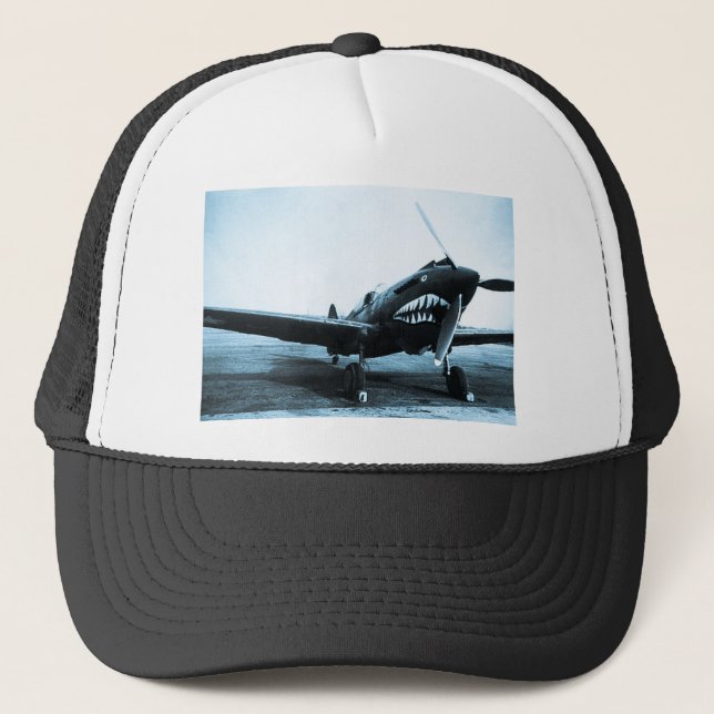WWII das Flying Tigers Curtiss P-40 Truckerkappe (Vorderseite)
