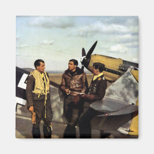 WWII deutsche Piloten ME-109 Magnet