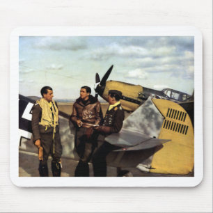 WWII deutsche Piloten ME-109 Mousepad