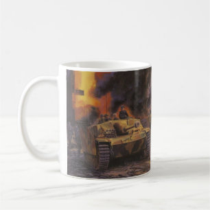 WWII deutscher Stug III Panzerzerstörer Kaffeetasse