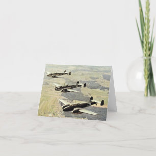 WWII drei Messerschmitt ME-110 Karte