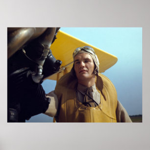 WWII Flug-Leutnant Poster